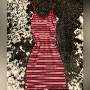 Brandy Melville americana striped bodycon dress